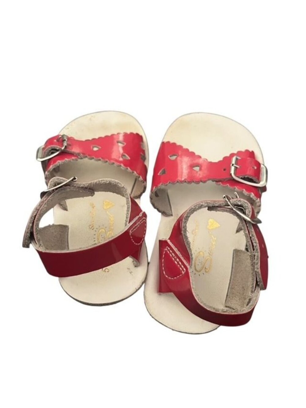 Sun-San Saltwater Sweetheart Pink Heart Sandals Toddler Size 5 - Picture 4 of 4